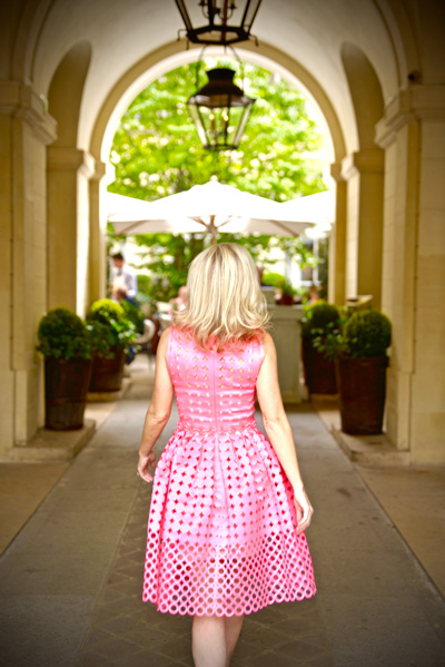 Lunch at Ralph's (photo: Laurent Casanovas), Ralph Lauren, ralph's, Paris, Paris Lunch, Michelle Crosland, Michelle Crosland blog, A Rebel in Prada, Manolo Blaknik, Paskal, Paskal Dress