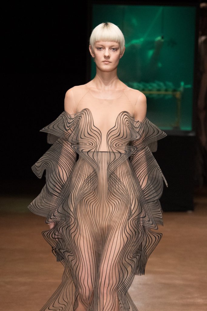 Iris Van Herpen, A Rebel in Prada, Aeriform, Paris couture week, michelle crosland, fashion week 2017